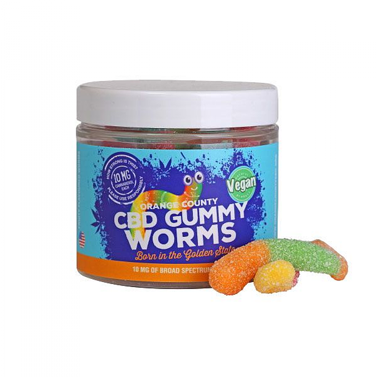 Orange County Gummy Worms 400mg